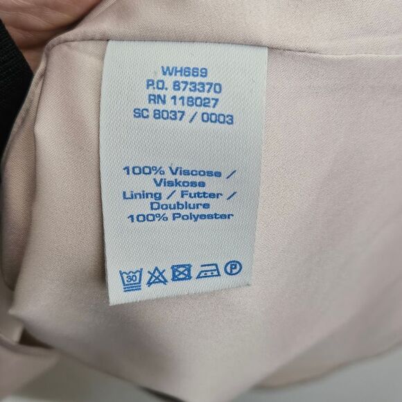 Boden Pink Sheer Elegant Pleated Midi Cap Sleeve Dress Size 6L - Picture 9 of 11